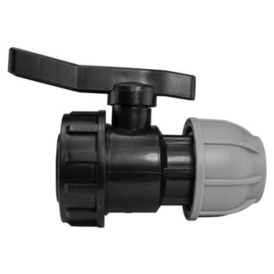MDPE Water Pipe valves Compression-Male/Female bsp Thread (25mm Compression - 3/4" bsp Female) - 4