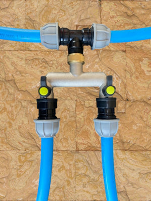 Mdpe Water Supply Pipe Compression Fittings With Metal Manifold ...