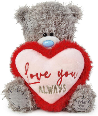 Me to You Tatty Teddy Christmas 'Love You Always' Bear On Gift Plinth ...