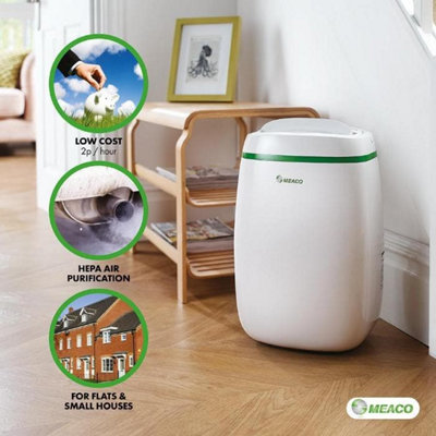 Meaco 12L Low Energy Dehumidifier and Air Purifier - 3