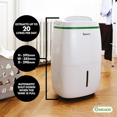 Meaco 20L Low Energy Dehumidifier and Air Purifier - 3