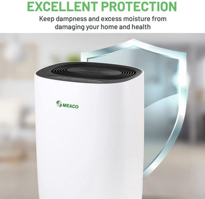 MeacoDry ABC 10L Dehumidifier Black - 6