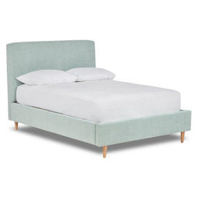 Meadow Modern Fabric Bed Base Only 6FT Super King- Marlow Duck Egg