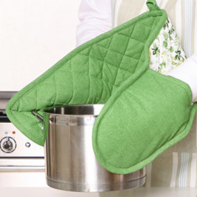 Meadowbrook Botanical Leaf Print Oven Glove