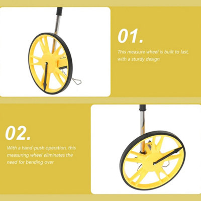 Measure Distance Wheel Measuring Tape Meter Trundle Walking Surveyor