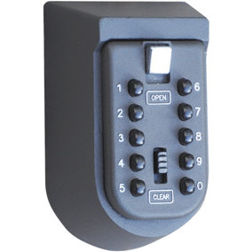 Mechanical Wall Mounted Security Home Door Key Safe with Fixings