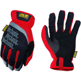 Mechanix Automotive Fastfit Glove Black & Red Large