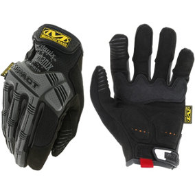 Mechanix Wear M-Pact Gloves Black/Grey Extra Large