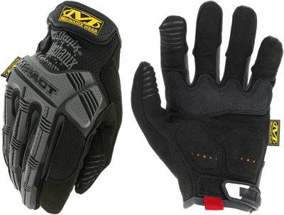 Mechanix Wear M-Pact Gloves Black/Grey Medium