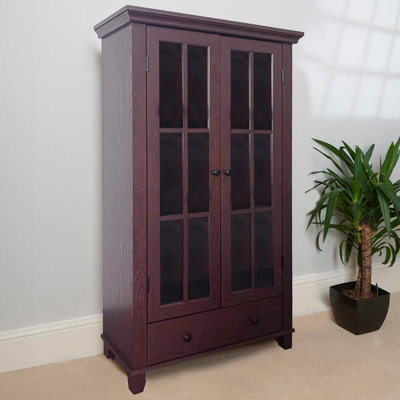 Dvd storage deals cabinet with doors