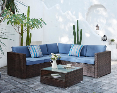 L shaped outdoor online cushions