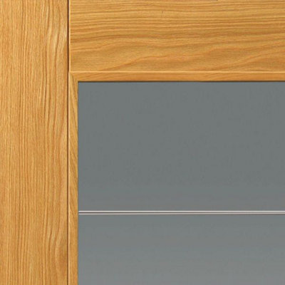 Medina Oak Glazed Internal Door