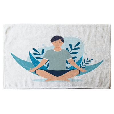 Meditation Illustration (Bath Towel) / Default Title Price Comparisons | Compare The Build