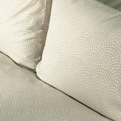 MEDITERRANEAN LINENS Avignon 100 Egyptian Cotton Double Duvet Cover