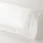 MEDITERRANEAN LINENS Monaco 100% Egyptian Cotton 400 Thread Count Double Duvet Cover Set-White
