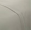 MEDITERRANEAN LINENS-Monaco-Pewter-100% Egyptian Cotton 180x260cm Single Flat Sheet 400 Thread Count
