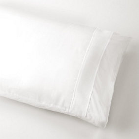 MEDITERRANEAN LINENS Nice 100% Egyptian Cotton 200 Thread Count Standard Pillowcases (pair)