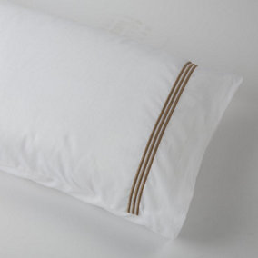 MEDITERRANEAN LINENS Sicily 100% Egyptian Cotton 600 Thread Count Standard Pillowcases pair