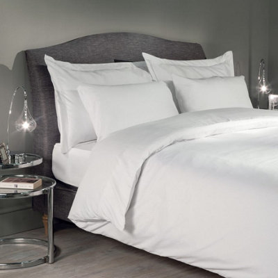 MEDITERRANEAN LINENS St Tropez 100% Egyptian Cotton 300 Thread Count Double Duvet Cover Set