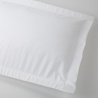 MEDITERRANEAN LINENS St Tropez 100% Egyptian Cotton 300 Thread Count Oxford Pillowcases pair