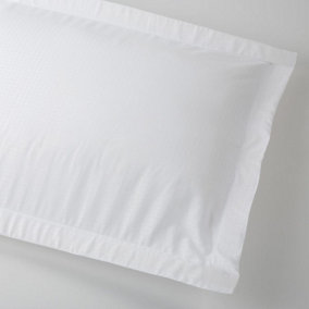 MEDITERRANEAN LINENS St Tropez 100% Egyptian Cotton 300 Thread Count Oxford Pillowcases pair