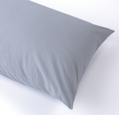 MEDITERRANEAN LINENS Valencia 100% Egyptian Cotton 200 Thread Count Standard Pillowcases pair  -Denim