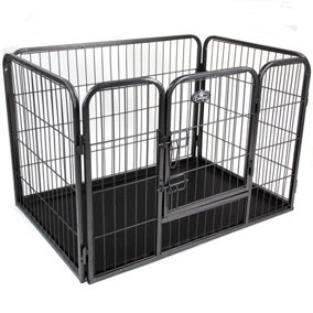 Medium 4 Panel Heavy Duty Pet Playpen Cage