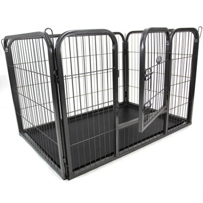 Medium 4 Panel Heavy Duty Pet Playpen Cage