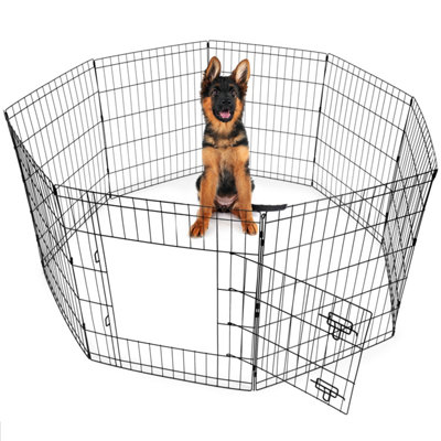 Medium - 8 Panel Dog Playpen with Door