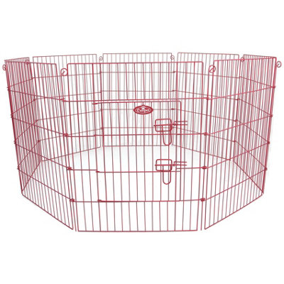 Pink pet hot sale playpen