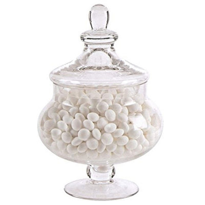 Medium Clear Glass Jar Sweets Chocolates 25cm