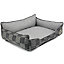 Medium Deluxe Dog Bed With Comfortable Orthopaedic Foam