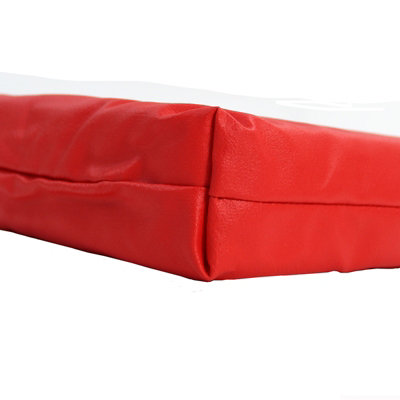 Medium Dog Bed Cage Crate Pet Waterproof Hygienic Bedding Tough Hardwearing Cushion Mat Red - 7