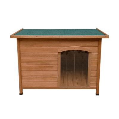 Medium Dog Kennel Wooden Pet House Shelter Price Comparisons | Compare The Build