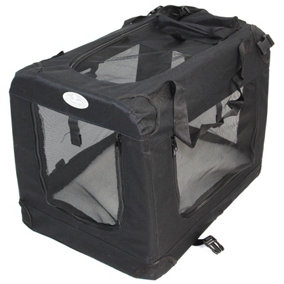 Medium Fabric Pet Travel Carrier Black