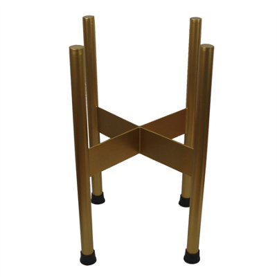 Medium Gold Planter Stand (Planter not included) 38.5cm x 18cm