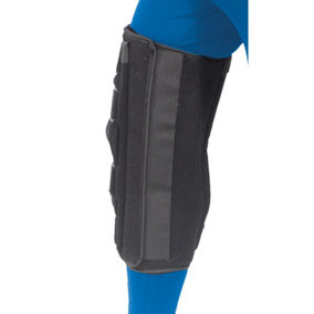 Medium Knee Immobilizer - Four Adjustable Fasteners - Washable Cloth Material
