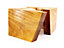Medium Oak Washed Wood Corner Feet 95mm High Replacement Furniture Sofa Legs Self Fixing Chairs Cabinets Beds Etc PKC300
