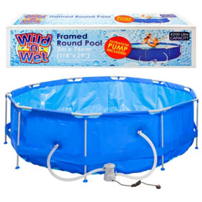 Medium Round Pool & Pump 3m - Wild 'n Wet - Framed Pool