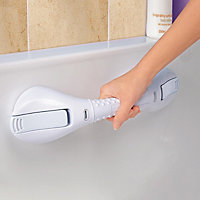 Medium Safety Handle for Showers & Baths - Suction Mounted Secure Anti-Slip Handrail Balance Bar Support for Bathrooms - L40cm