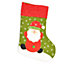 Medium Traditional Stocking Santa Sack Sock Christmas Xmas Tree Decorations Home decoration Gifts Bag Sweets Toys, Multi