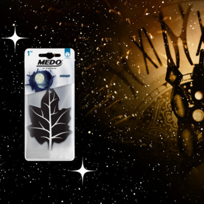 Medo Midnight Hanging Leaf Air Freshener