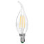 Megaman 4W E14 2.7K Filament Flare LED Light Bulb, White