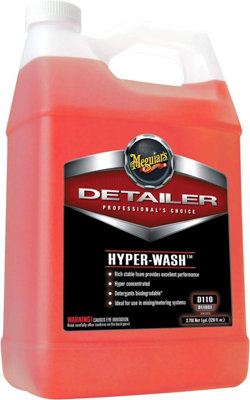 Meguiars Automotive Detailing Hyper Wash 1 Gallon Car Care Valeting