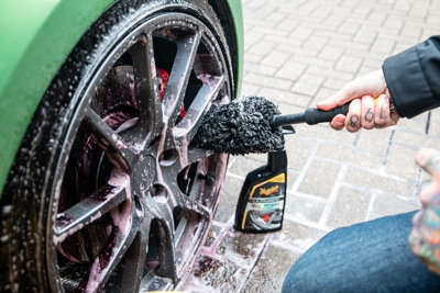 Meguiars Wheel Rim Cleaning Brush Microfibre Non Scratch Cleaning Medium X1902EU - 4