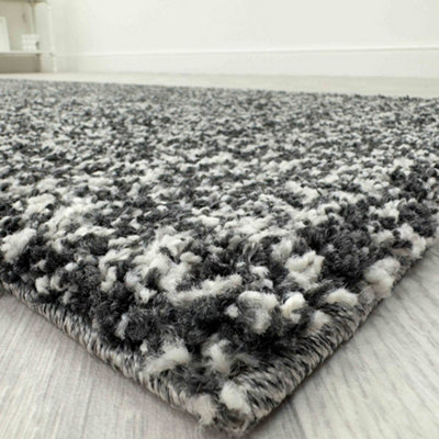 Mehari Dark Gray/Ivory 23160-8268 Hall Runner Carpet Runner Rug