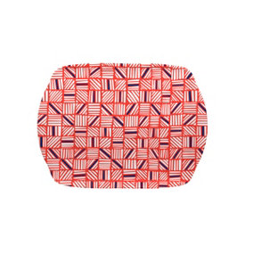 Melamaster Diced Scatter Tray Red