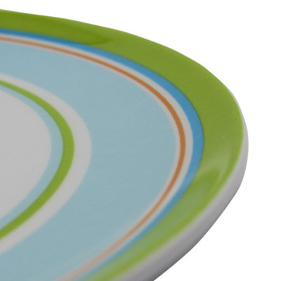 Melamine Dinner Set 16 Piece (Outdoor Camping Picnic Caravan Dinnerware ...