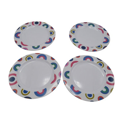 Melamine Dinner Set 16 Piece (Outdoor Camping Picnic Caravan Dinnerware) - 3