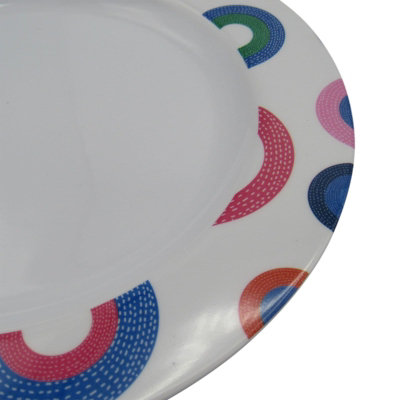 Melamine Dinner Set 16 Piece (Outdoor Camping Picnic Caravan Dinnerware) - 4